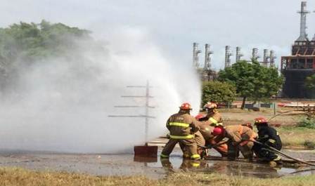 Inicia refinería “Ing. Antonio Dovalí Jaime” el programa de Prácticas Contra Incendio