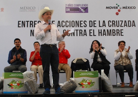 Conjuntan esfuerzos los tres órdenes de gobierno para incidir en el nivel de vida de los mexicanos: Velasco Monroy