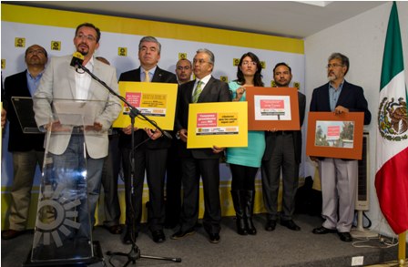 Denuncia PRD propaganda apócrifa de este instituto en el Estado de México