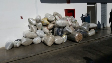 Aseguran más de media tonelada de marihuana en Sola de Vega, Oaxaca: SSPO