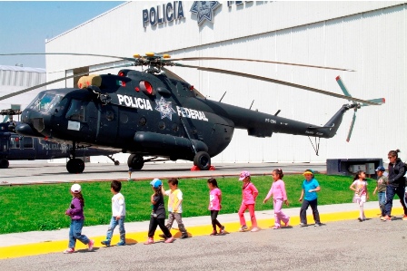 Concluye la Semana de Pascua Infantil 2015 para los hijos de policías federales