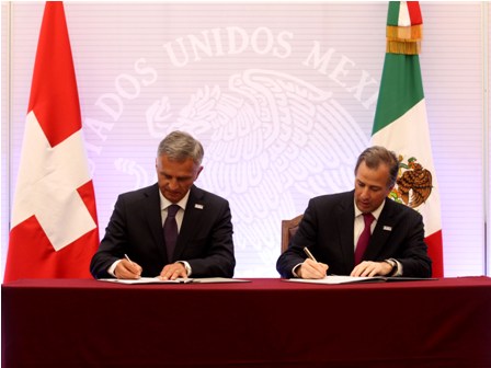 Estrechan México y Suiza vínculos en el marco del 70 aniversario de relaciones diplomáticas