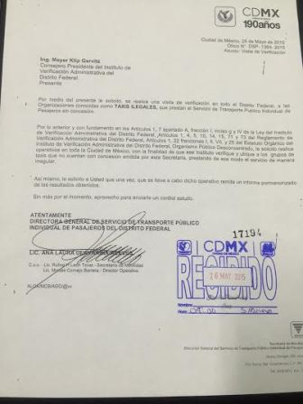 Descarado proteccionismo del GDF A UBER, Cabify y piratas: TOCDMX