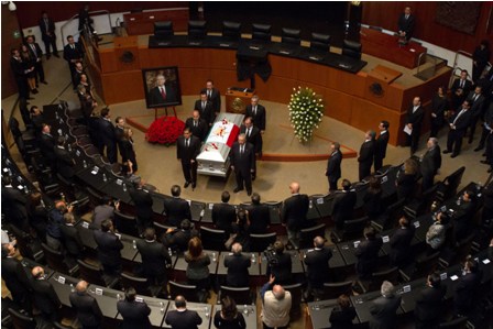 Rinde Senado de la República homenaje luctuoso a senador Manuel Camacho Solís