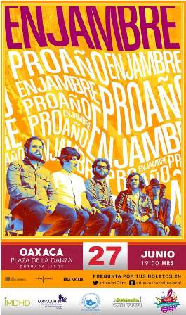 Reunirá Rock DH Concierto por nuestros derechos a Enjambre, Piluso y ByT Band en la Plaza de la Danza