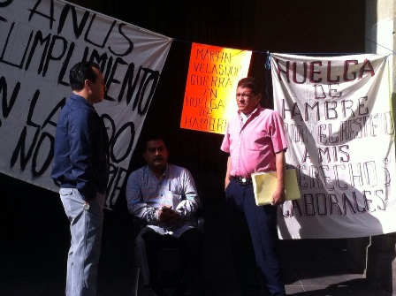 Atiende Segego caso de ex trabajador municipal en huelga de hambre por despido