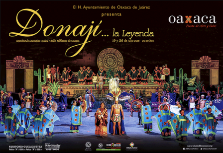 Todo listo para la presentación del inigualable espectáculo “Donají… La Leyenda”