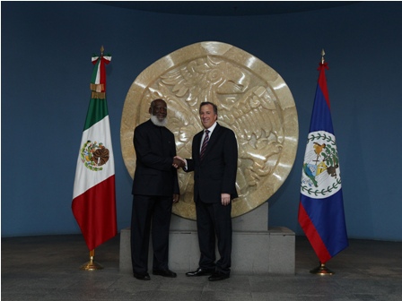 Inicia ministro de Asuntos Exteriores de Belice visita oficial a México