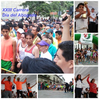 Congrega a más de dos mil personas XXIII Carrera del Día del Abogado en Oaxaca