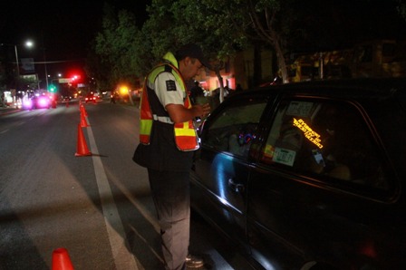 Sancionados este fin de semana 11 conductores durante operativo Alcoholímetro en Oaxaca