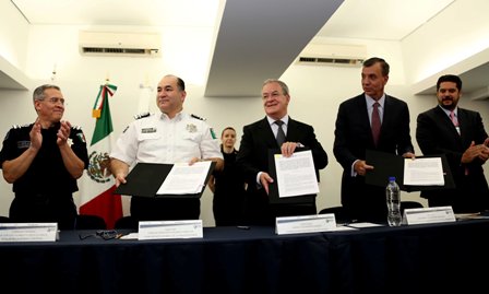 Firman Policía Federal y Profepa convenio de colaboración para proteger al medio ambiente