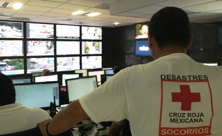 Estrechan lazos de colaboración C4 Oaxaca y la delegación estatal de la Cruz Roja Mexicana