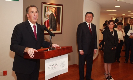Asume José Antonio Meade Kuribreña como nuevo titular de la Sedesol