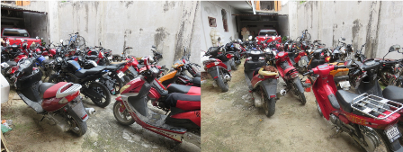 Decomisan 10 motocicletas durante operativo en la Costa de Oaxaca