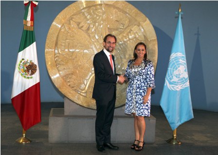 Destaca alto comisionado de la ONU trabajo de México a favor de los derechos humanos