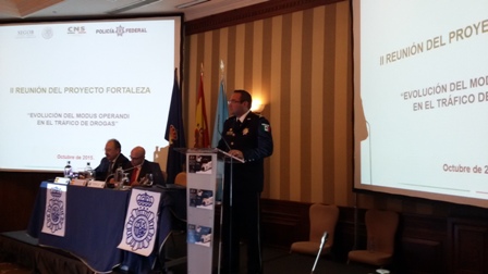 Representó la Policía Federal a México en la II Reunión del Proyecto Fortaleza–Interpol, en España