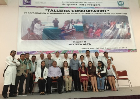 Clausura IMSS Talleres Comunitarios dirigidos a voluntarios rurales para disminuir muerte materna