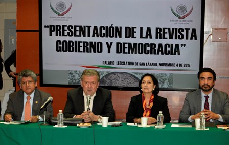 Presenta el Instituto de Formación Política del PRD la revista “Gobierno y Democracia”