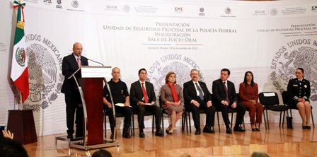 Instala CNS Unidad de Seguridad Procesal y sala de capacitación para el Juicio Oral