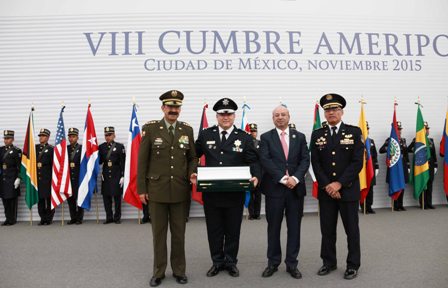 Clausuran VIII Cumbre de la Comunidad de Policías de América (Ameripol) México 2015