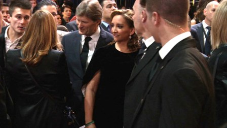 Asiste canciller Claudia Ruiz Massieu a la premier de la película Spectre, filmada en México