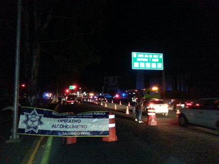 Cerca de mil conductores arrestados de enero a noviembre por conducir en estado de ebriedad en Oaxaca