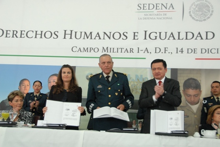 Presenta Sedena logros en materia de Derechos Humanos e Igualdad de Género