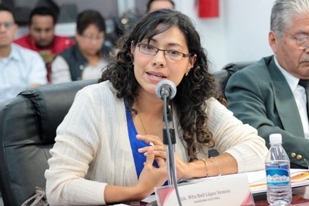 Presidenta de la Comisión de Quejas y Denuncias del IEEPCO