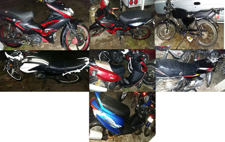 Aseguran nueve motocicletas este fin de semana en operativos simultáneos en el Istmo de Oaxaca