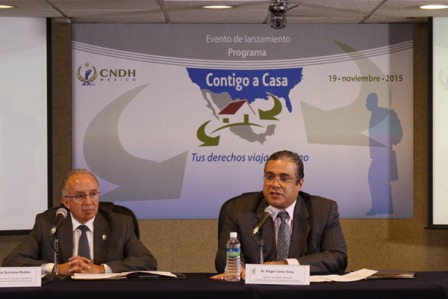 Observará CNDH respeto a derechos humanos de connacionales que regresan de EU en vacaciones de Semana Santa