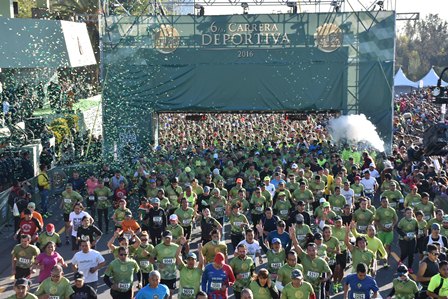 Participan más de 26 mil personas en la Sexta Carrera Deportiva “100 años de la Industria Militar”