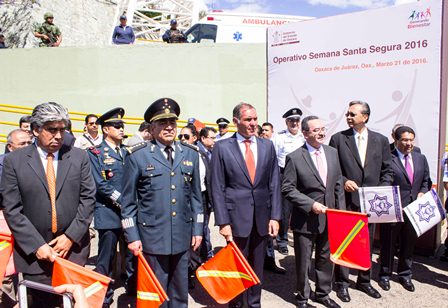 Arranca operativo Semana Santa Segura 2016; Participan más de diez mil elementos de seguridad