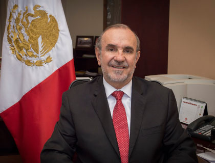 Carlos Manuel Sada embajador de México en EU; José Paulo King subsecretario para América del Norte