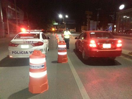 En Operativo Alcoholímetro, detenidos 14 conductores en estado de ebriedad y uno bajo la influencia de estupefacientes