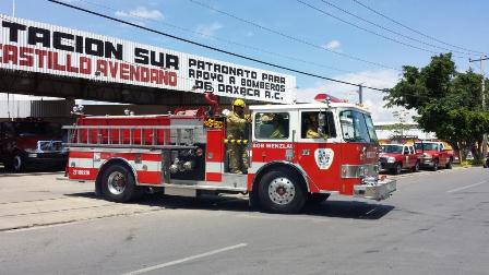 Brinda Heroico Cuerpo de Bomberos 285 servicios en Oaxaca en lo que va de junio