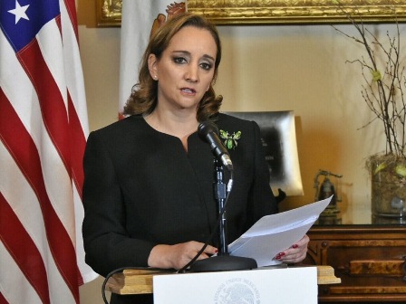 Ofrece canciller Claudia Ruiz Massieu discurso sobre la presencia de México en Estados Unidos