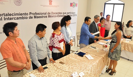 Participan 19 docentes oaxaqueños en el Intercambio de Maestros México-EU 2016