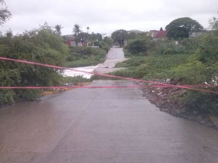 Cancela Protección Civil paso en vados en Juchitán, Oaxaca, ante la crecida de ríos por lluvias