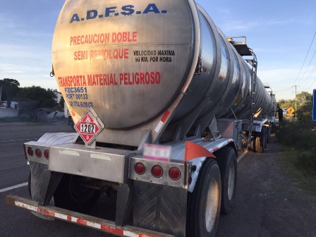 En Querétaro, policías federales aseguran más de 60 mil litros de hidrocarburo