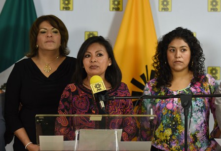 Se congratula PRD por resoluciones del Tribunal Electoral que repone derechos políticos de la mujer