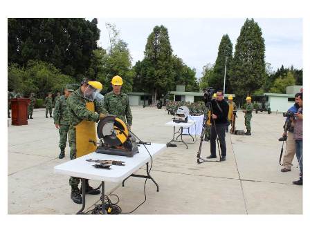 Inutilizan mil 508 armas de fuego durante ceremonias en Oaxaca, Tabasco y Chiapas