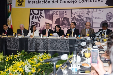 Instala PRD formalmente Consejo Consultivo para escuchar, discutir y articular consensos