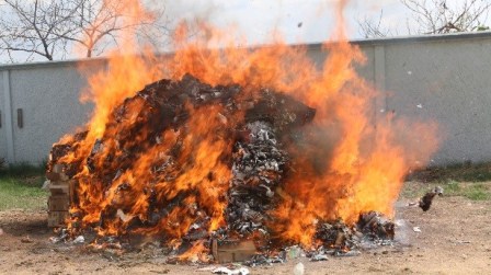 Incinera PGR Oaxaca más de 150 kilogramos de narcóticos y diversos objetos de delito