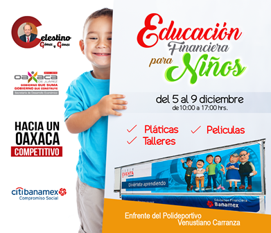 Realizarán Primera “Educaravana” dirigida a niños de la capital oaxaqueña