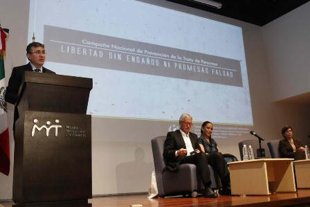 Senado se suma a campaña contra la trata “Libertad sin Engaños ni Promesas Falsas”