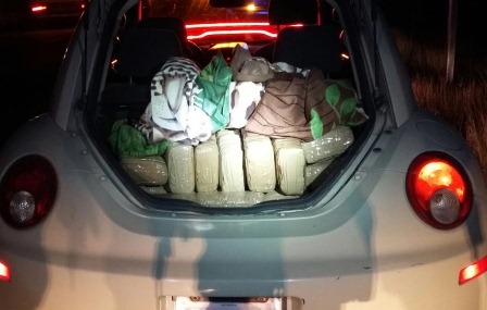 Aseguran más de 100 kilogramos de marihuana y más de cinco kilogramos de droga sintética