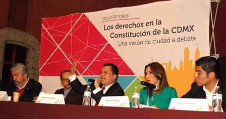 Busca Constitución de la CDMX eliminar cotos de poder: Granados Covarrubias