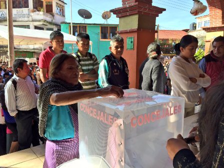 Avanzan elecciones en 17 municipios de sistema normativo en Oaxaca