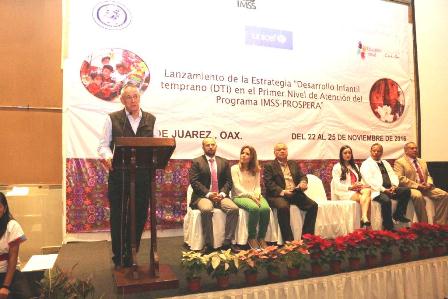 Inicia IMSS-Oaxaca estrategia para el desarrollo infantil en el primer nivel de atención de Prospera