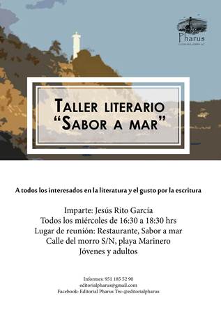 Impulsan Taller Literario “Sabor a mar” en Puerto Escondido, Oaxaca